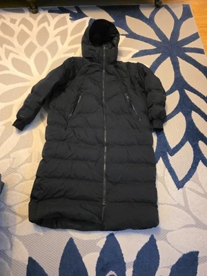 NIKE Down Fill Long Black Puffer Parka / Women’s XL - Image 1 of 4