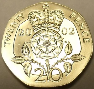 Cameo Proof Great Britain 2002 20 Pence~The Mints Best Work~Free Shipping - Picture 1 of 2