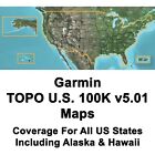 Garmin TOPO U.S. 100K v5.01 Maps GPS MicroSD Data Card All US States Topographic