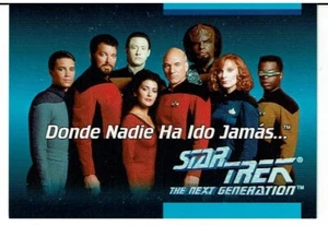 STAR TREK THE NEXT GENERATION INAUGURAL EDITION LANGUAGE CARD 01B - Foto 1 di 2