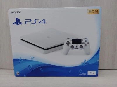 PS4 Glacier white Slim 1TB Console Box Sony PlayStation 4 [BOX] - image 1 of 3