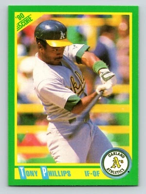 1990 Score - Tony Phillips #84 - Image 1 of 2