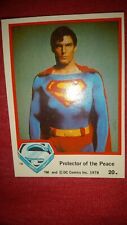 1978 Superman Trading Card #20, Protector Of the Peace