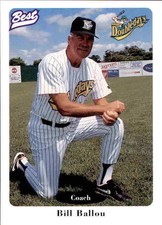 1996 Auburn Doubledays Best #25 Bill Ballou Coach Knoxville Tennessee TN Card