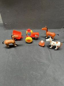 Lotto animali da fattoria e contadino Fisher Price vintage - Foto 1 di 20