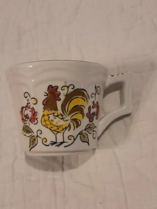 Vintage Rooster  MIKASA MUGS Terra Stone Heritage Rooster Cup  # 7125 Japan - Picture 1 of 4