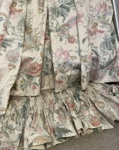 Vintage  Curtains Rare  W 110 * 220 Cm Drop - Picture 1 of 14