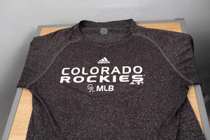 Adidas Climalite Colorado Rockies Kid's XL Athletic Wear Shirt MLB - Picture 1 of 2