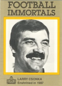 1985-88 FÚTBOL-INMORTALES Larry Csonka DOLPHINS GIANTS Syracuse Naranja - Imagen 1 de 1