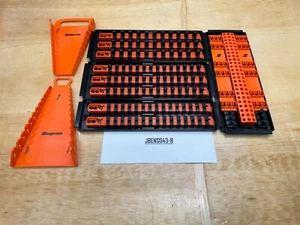 Snap-on Tools NEW ORANGE 6pc Socket / Wrench / Bit Organizer Set KAERNADD6OR - Picture 1 of 13