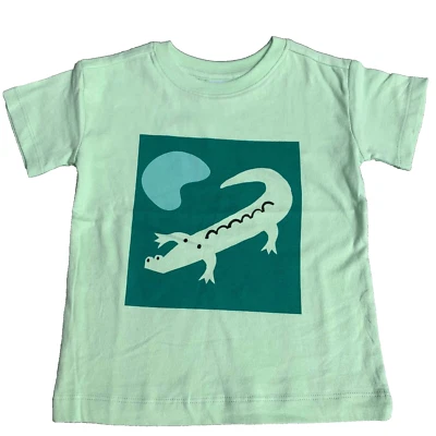 Linda Camisa Manga Corta Hanna Andersson "COCODRILO". 3 años, 90 cm. ¡Gran regalo! Foto 1 de 4