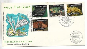 DUTCH ANTILLES MARINE FAUNA 1965 FDC - Picture 1 of 1