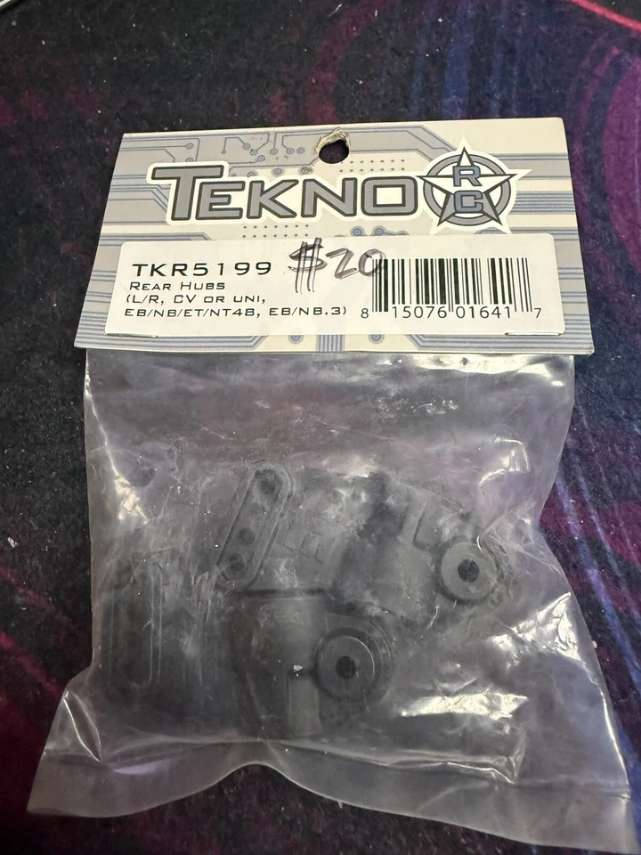 Tekno RC 5199 Rear Hubs (L/R CV or uni EB/NB/ET/NT48 EB/NB.3) - Image 1 of 2