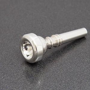 Genuine Bach 12B Silver Cornet Mouthpiece #10 Backbore New in Box  - Picture 1 of 5