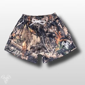 5 in Inseam Goat Strength Mesh Camouflage Shorts (Hunter Camo Design) - Picture 1 of 5
