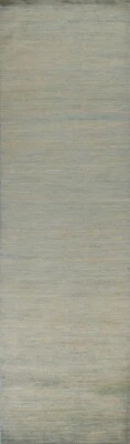 Abstract Gabbeh Modern Oriental Area Rug Hand-knotted Wool HALLWAY Carpet 3x13 - Image 1 of 4