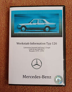 WIS - Mercedes Benz W126 - Original - Wartungs & Reparaturhandbuch - CD
