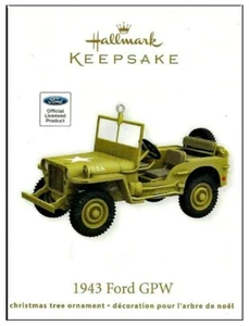 2012 Hallmark 1943 Ford GPW Jeep Debut Day Secret Reveal Ornament! - Picture 1 of 1