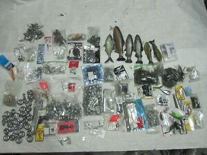 LARGE LOT NEW Fishing Gear Tackle Lures Lead Weights Hooks