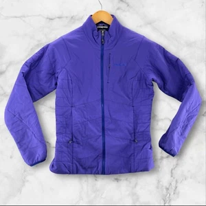 Patagonia Women's Puff Quilted Lightweight Puffer Coat Ski Jacket Purple Large - Picture 1 of 6