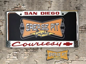 Courtesy Chevrolet San Diego License Plate Frame - Picture 1 of 3