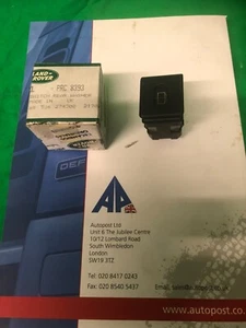 Land Rover Discovery 1 interruptor empuje lavado trasero PRC8393 - Imagen 1 de 2