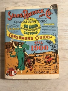 Vtg 1970 Sears Roebuck Fall 1900 Consumers Guide Book Replica Reproduction D25 - Picture 1 of 7