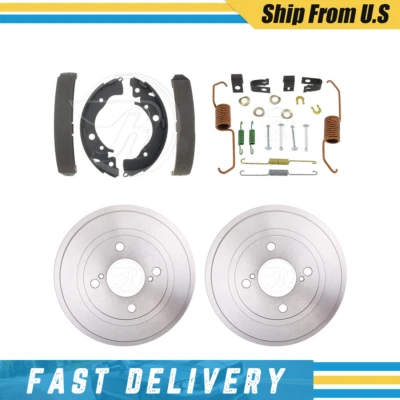 Подходит для 2013 Honda Fit НОВЫЕ задние барабаны тормозные колодки и комплект пружин оборудования - Изображение 1 из 4