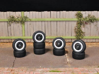 17" Opel Omega 3000 Evo BBS Räder - 1:18 Modellauto Diorama Tuning Alufelgen - Bild 1 von 2