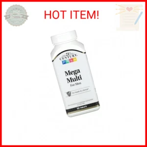 21st Century Mega Multi for Men Tablets, 90 Count - Picture 1 of 2