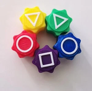 5Pack Gonggi Stones Korean Traditional Play Gonggi Squid Game Tossing Jack Stone - Picture 1 of 12