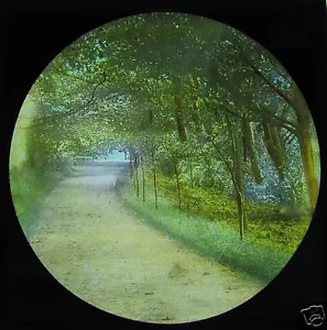 JERSEY COLOR Glass Magic linterna deslizable MANOR HOUSE DRIVE C1900 - Imagen 1 de 2
