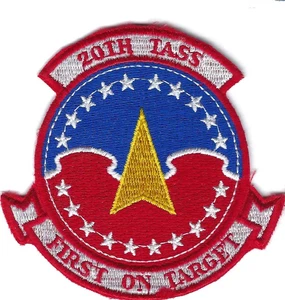 PATCH USAF 20TH TASS TACTICAL AIR SUPPORT SQ FIRST ON TARGET  SHAW AFB P84 - Picture 1 of 1
