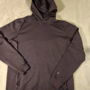Lululemon Textured Tech Herren Hoodie Pullover Doppelstrick Large Grau Reißverschlusstaschen - Bild 1 von 23