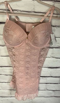 Nuevo con etiquetas Conjunto Babydoll Jessica Simpson Para Mujer Talla 2X Rosa Foto 1 de 4