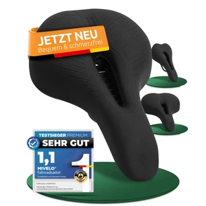 Mivelo Fahrradsattel Trekking Comfort Pro Memory Foam Sattel Trekking - Bild 1 von 6