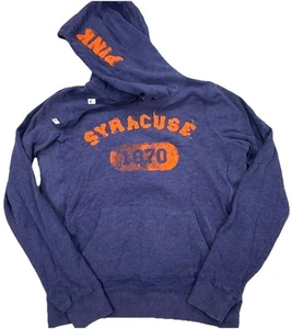 Syracuse Orange Hoodie Women Large Blue Sweatshirt Sweater Victoria Secret VTG * - Picture 1 of 10