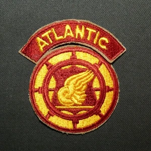 Original Ende 1940er Transport Terminal Command SSI mit Atlantic Tab Cut-Edge - Bild 1 von 2