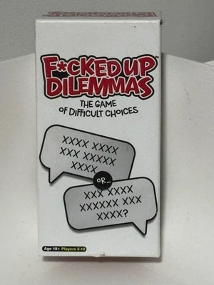 F*cked Up Dilemmas - The Adult Party Game Free Postage - Image 1 of 2