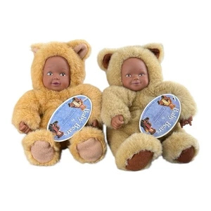 Anne Geddes Baby Bären Puppen - Bohnengefüllte Plüsch Sammlerstücke - Konvolut 2 - Bild 1 von 5