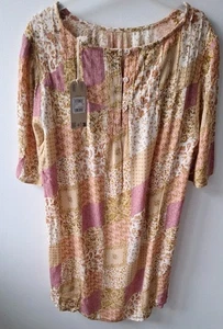 FAT FACE Lyndy Multi Air Patchwork Blouse. Size UK 10.  BNWT  - Picture 1 of 3