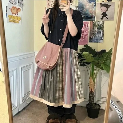 Carhartt Women Bag Vintage Recycled Cross Remake Strawberry Milk Limited Edition - Image 1 of 4