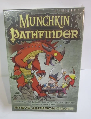 Steve Jackson Munchkin Pathfinder Game 1st Ed. Hackard, Kovalic 2015 new - Image 1 of 2
