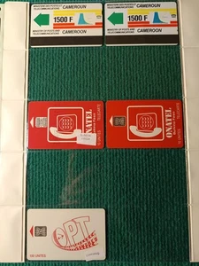 LOT 5 TÉLÉCARTES CAMEROUN - ONATEL BURKINA FASO - OPT COMORES - Imagen 1 de 2