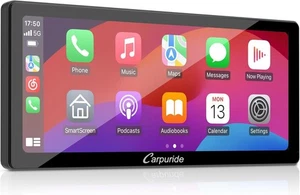 Carpuride W103 Pro mit kabelloser Bluetooth Übertragung tragbares Carplay & Andro - Bild 1 von 10