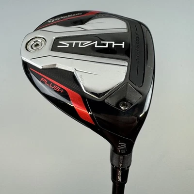 TaylorMade Stealth Plus #3 Wood 15.0 HZRDUS Smoke Red RDX 75 Stiff (41.5'') - Image 1 of 4
