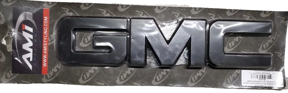 Full Replacement  Aluminum GMC Grille Emblem Yukon Sierra Envoy Acadia Sealed GM - Image 1 of 4