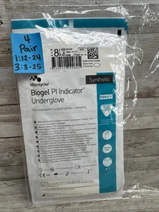 Biogel PI Indicator Underglove OP-Handschuh * 4 PAAR * Größe: 8,5 *siehe Datum* - Bild 1 von 6