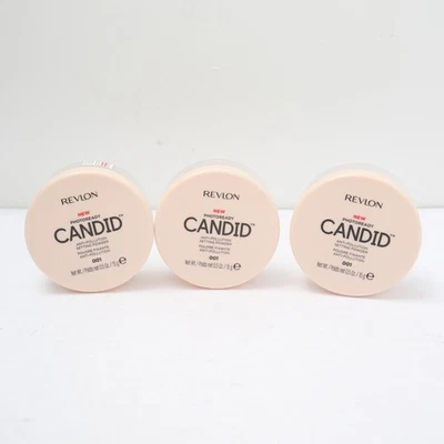 001 Revlon Photoready Candid Anti Pollution Setting Powder 0.5 oz NOS Lot of 3 - Image 1 of 4