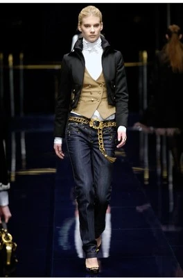 COLECCIÓN PASARELA OTOÑO 2006 MILITAR COLA ABRIGO CHAQUETA NUEVO SIN ETIQUETAS TALLA I44 Foto 1 de 4